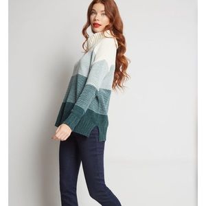 ModCloth cowl neckline chenille sweater